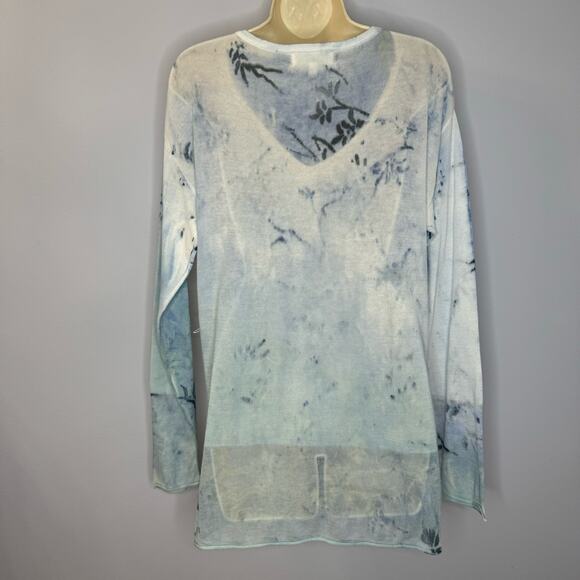 Ma+ch Marika Charles Women’s V Neck Cotton Sweater Top Lightweight Sz 3 L - Picture 8 of 13